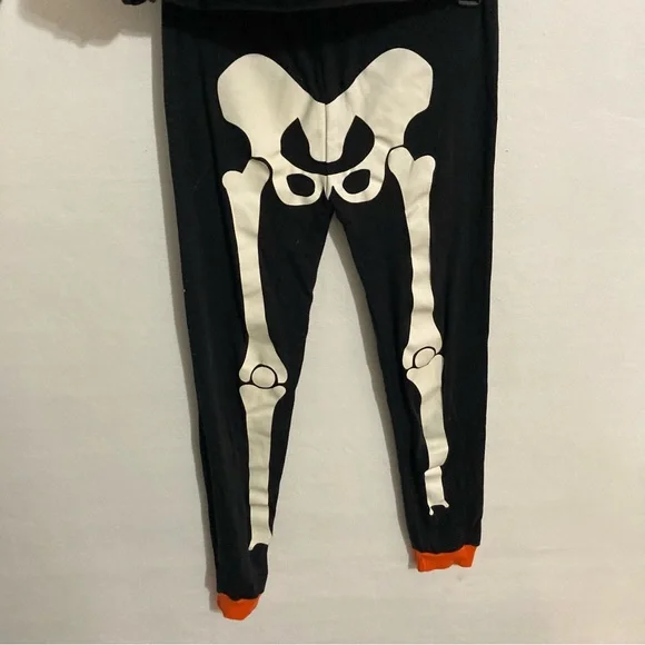 Glow in the dark skeleton pjs set kids size 14 NWOT - Picture 7 of 8